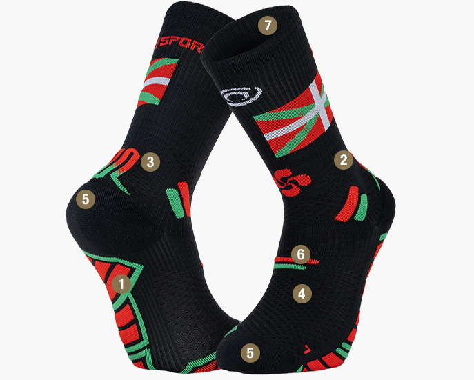 Trail Ultra High Socks Basque Country